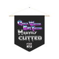 HEAVILY CLITTED - Wall Pennant