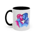 KISSING ROOMATES - Accent Coffee Mug — Funny Gay Novelty Ceramic Mug (11/15 oz)