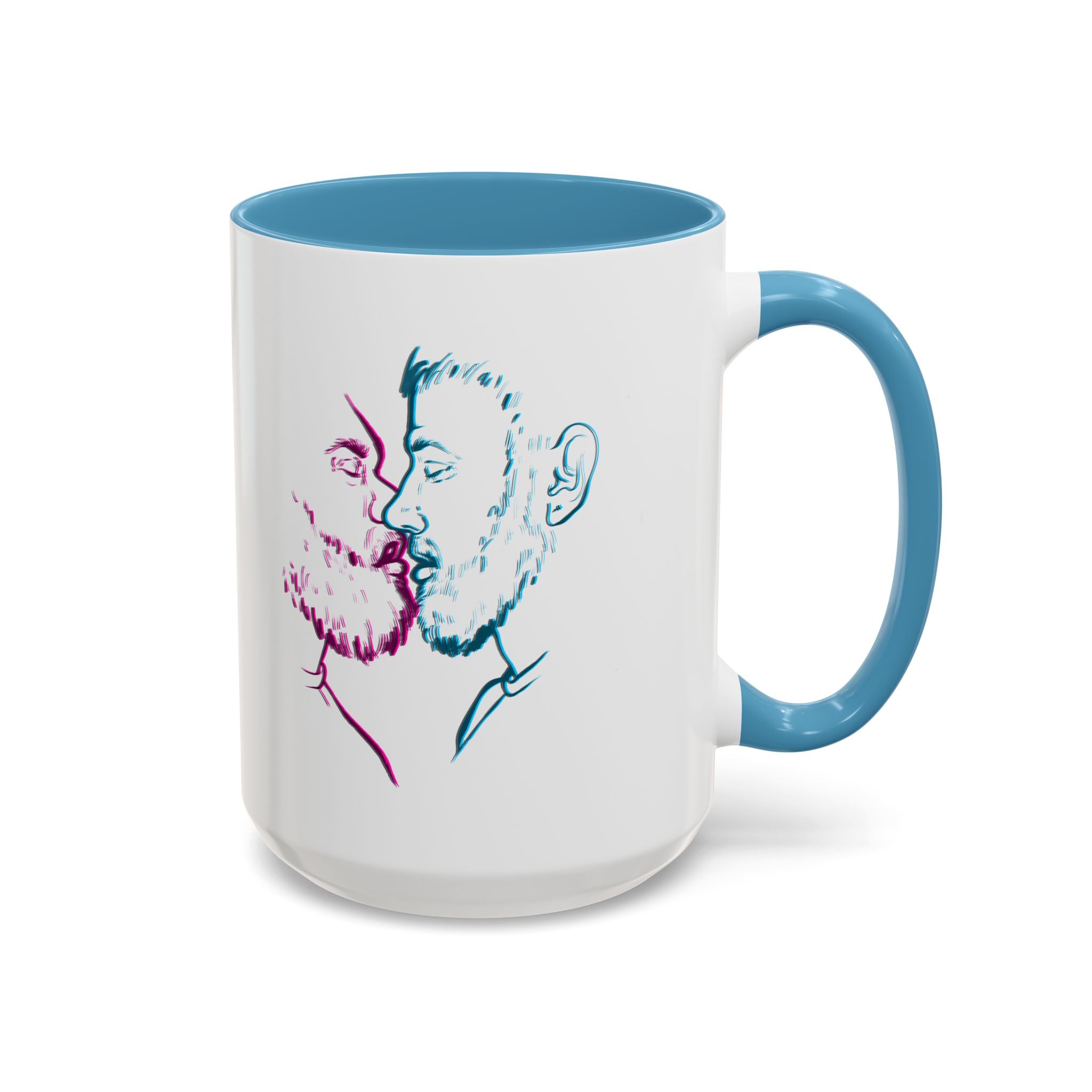 Kissing Roomates Coffee Mug — Queer LGBTQ