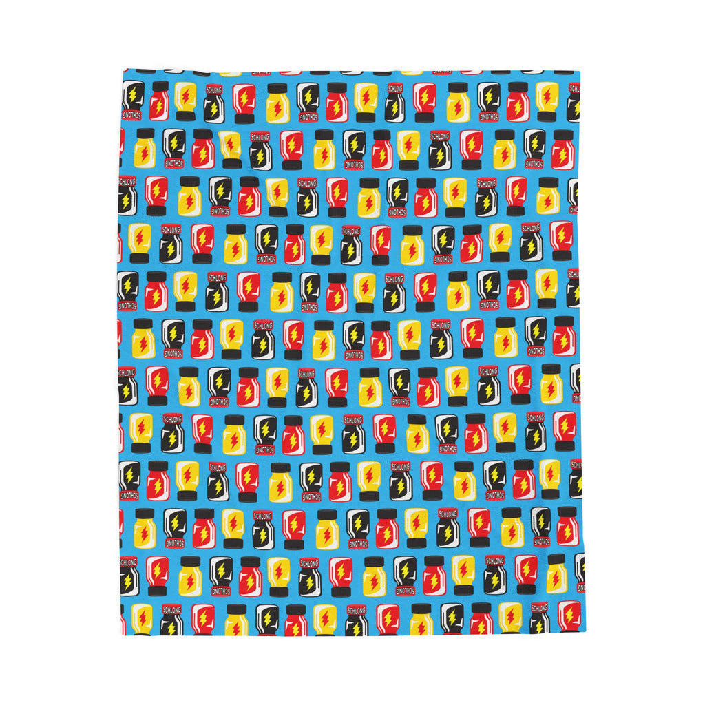 "VHS CLEANER" PLUSH THROW - Blue