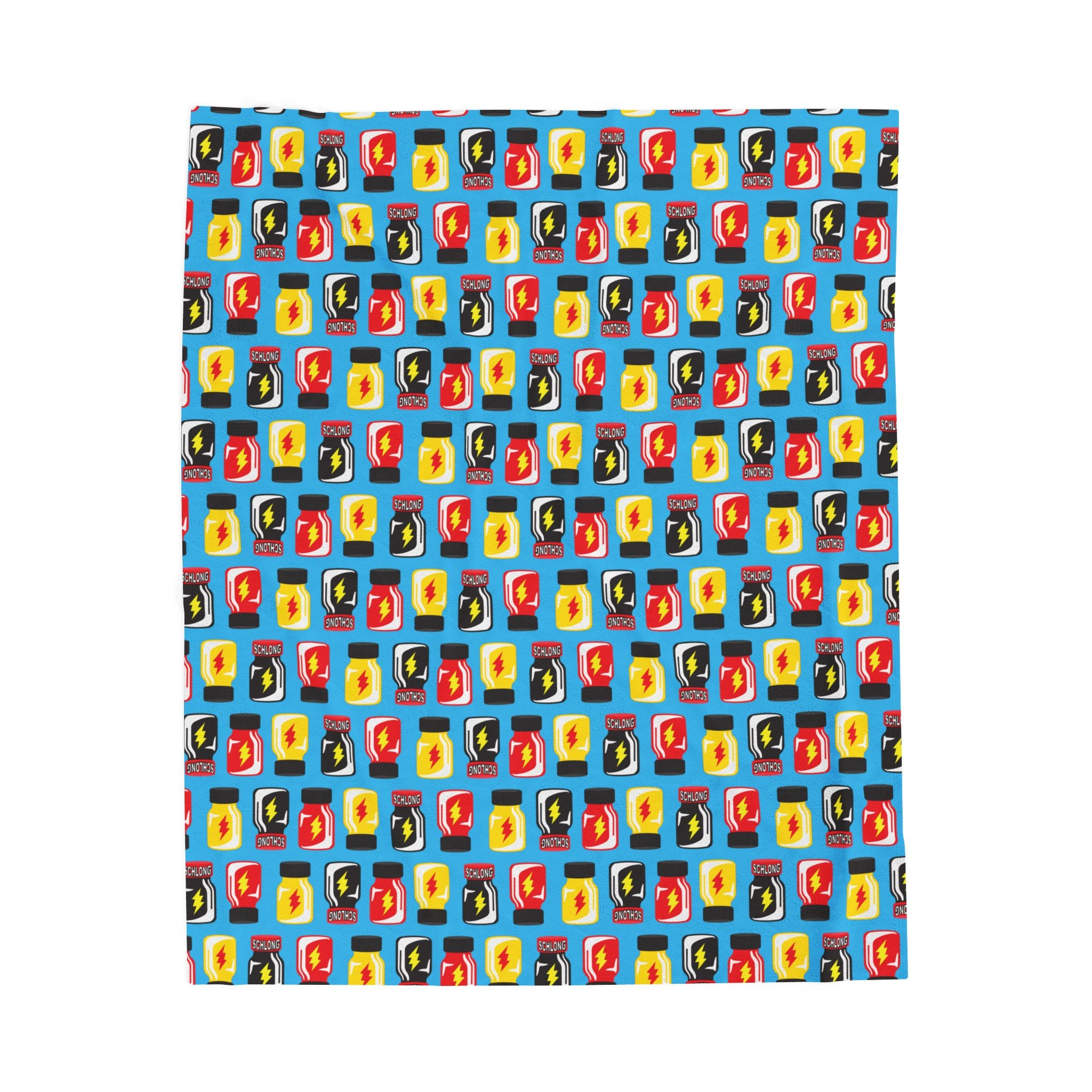 "VHS CLEANER" PLUSH THROW - Blue