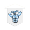 Muscled Sailor Pennant Wall Flag — Retro Captain Flex Nautical Decor
