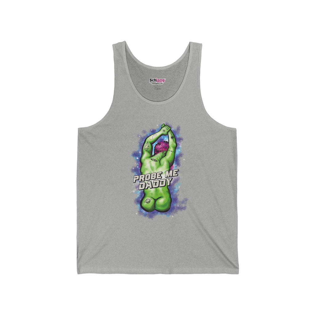Alien 'Probe Me Daddy' Tank Top — Funny Sci‑Fi Graphic Tank
