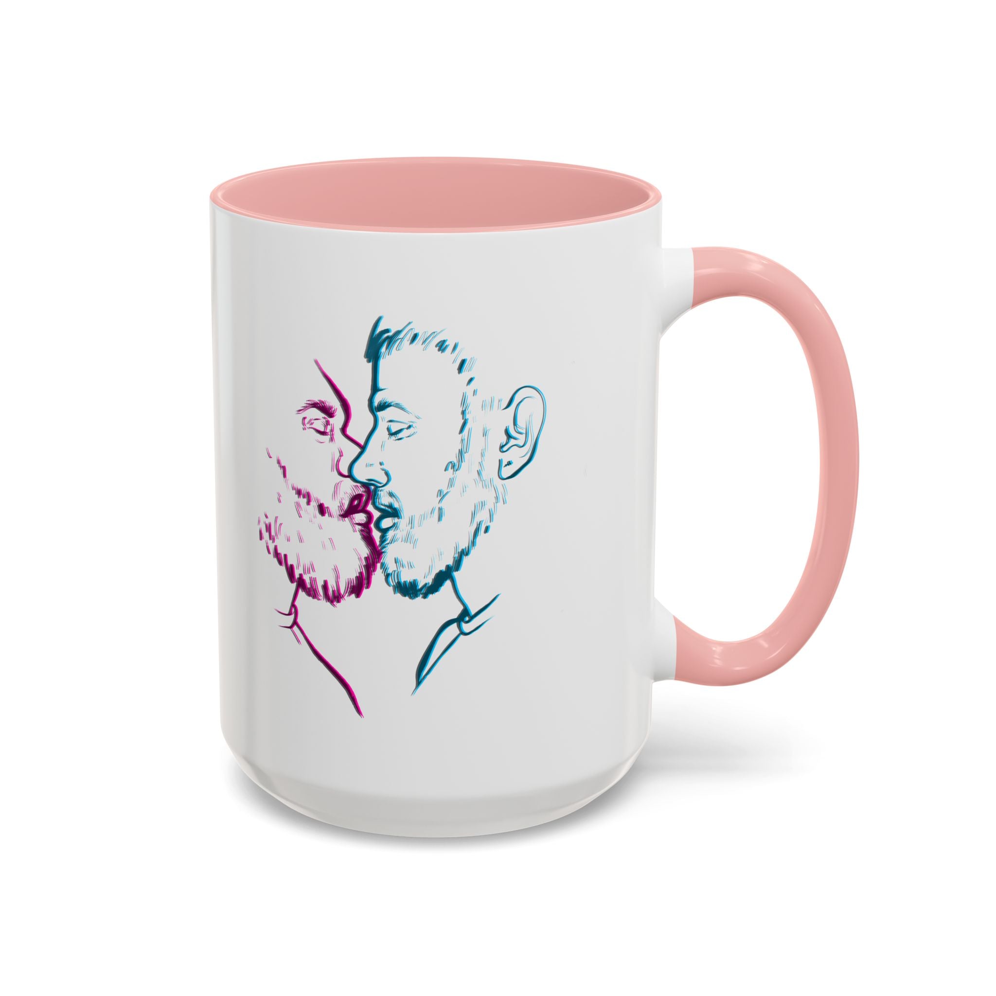 Kissing Roomates Coffee Mug — Queer LGBTQ