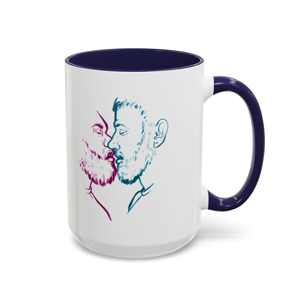 Kissing Roomates Coffee Mug — Queer LGBTQ