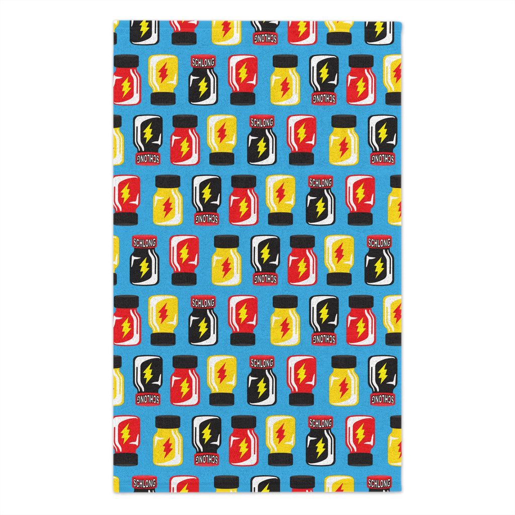 CUM RAG "VHS CLEANER" PATTERN - PLAY TOWEL -  11"x18"