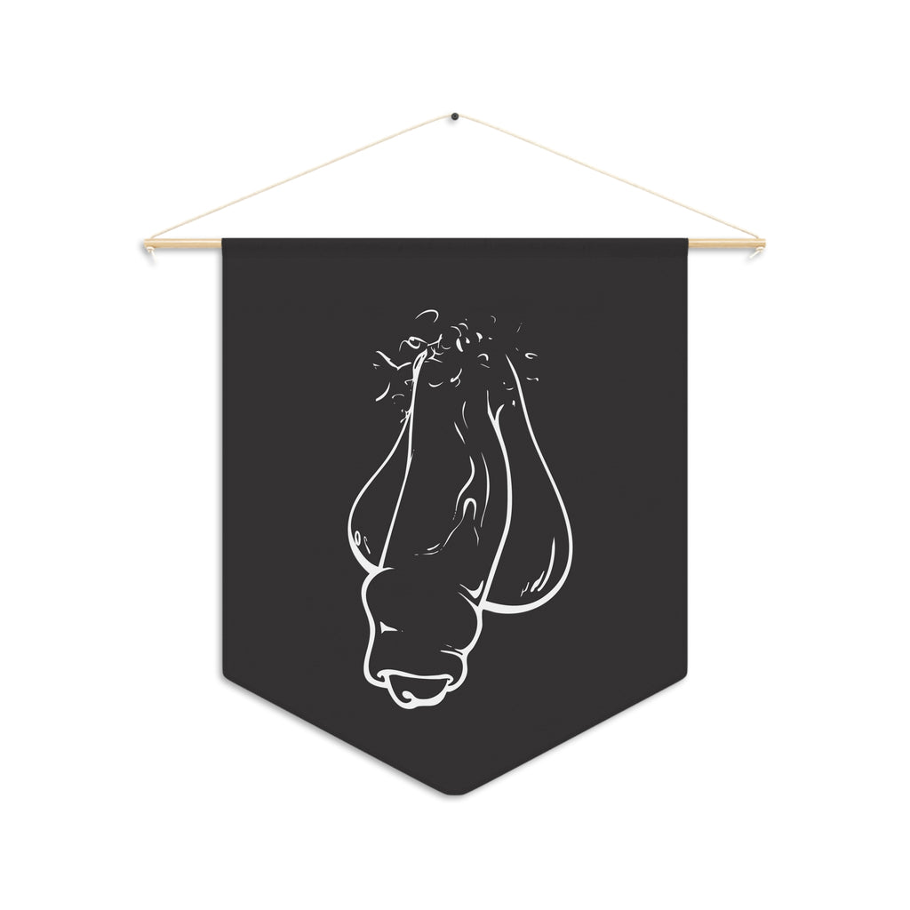 'Uncut' Schlong Pennant — Playful Queer Wall Banner