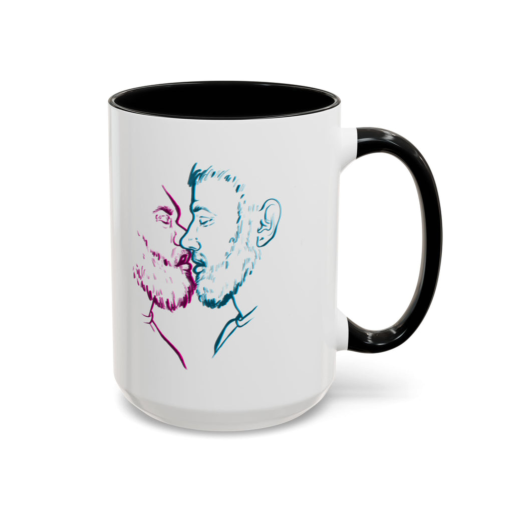 Kissing Roomates Coffee Mug — Queer LGBTQ