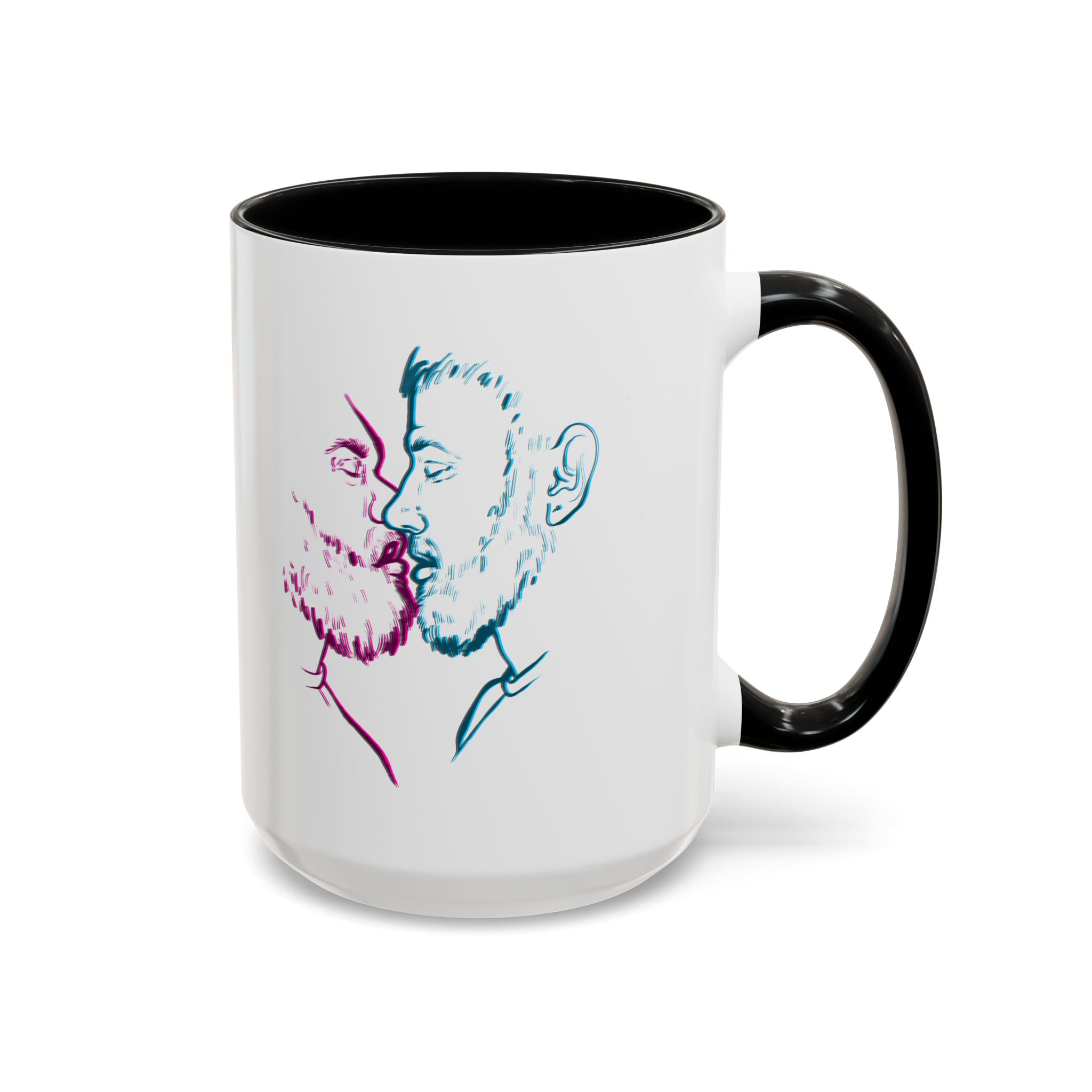 Kissing Roomates Coffee Mug — Queer LGBTQ