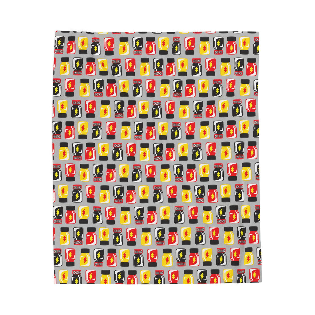 "VHS CLEANER" PLUSH THROW - Grey