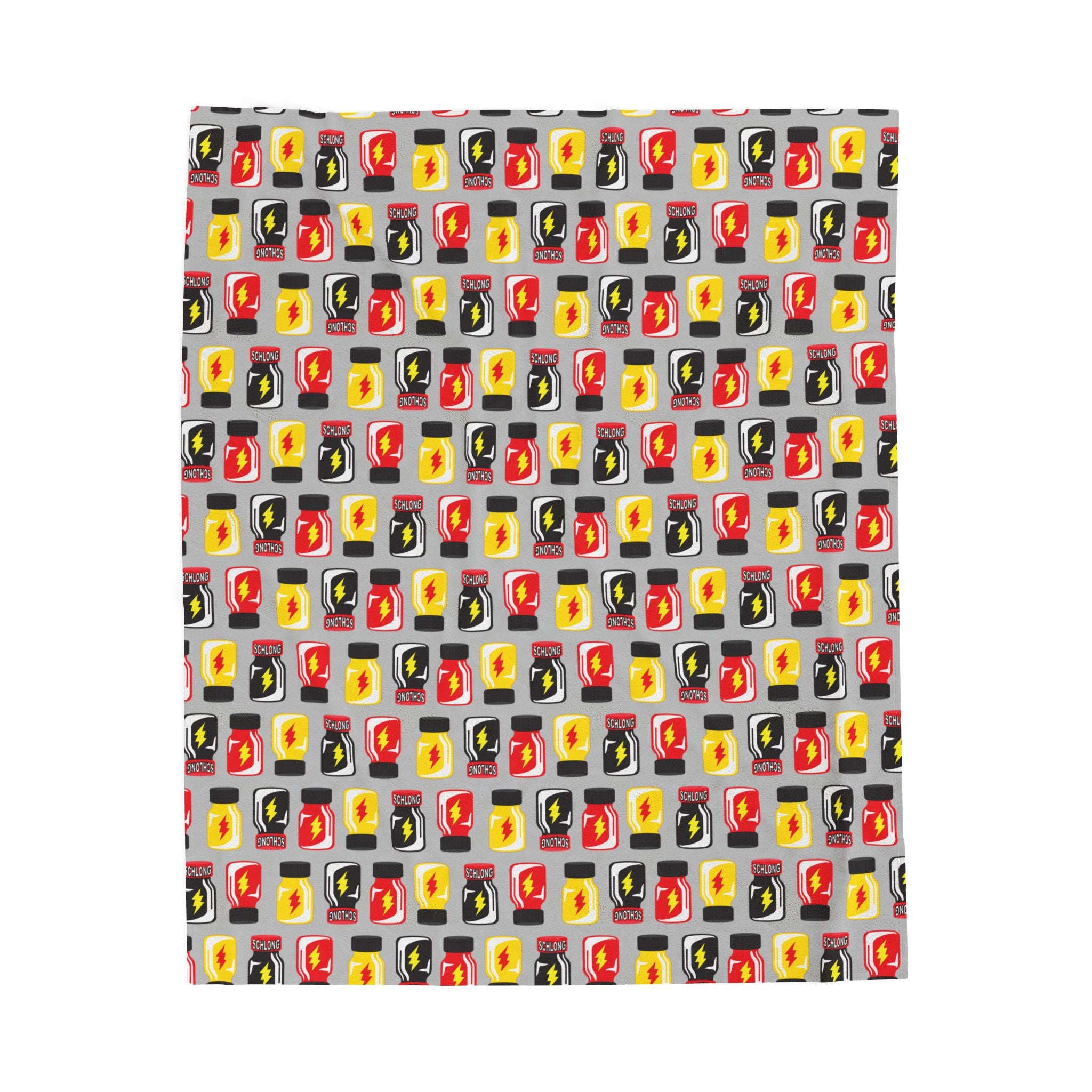 "VHS CLEANER" PLUSH THROW - Grey