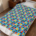 "VHS CLEANER" PLUSH THROW - Blue