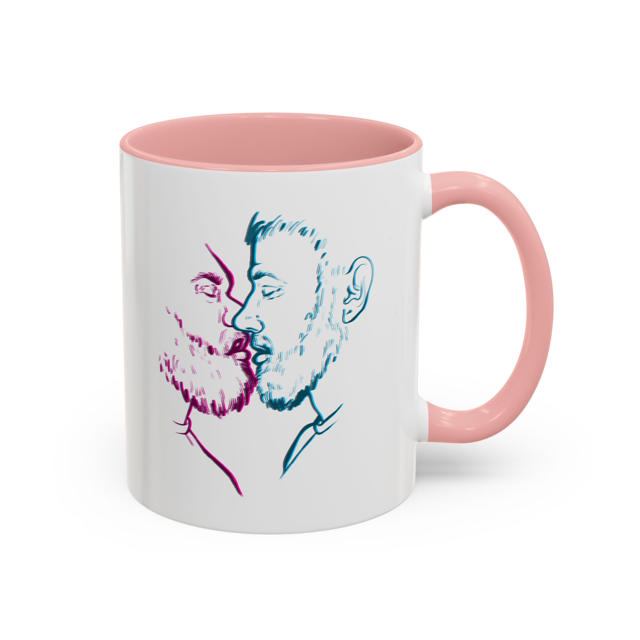 Kissing Roomates Coffee Mug — Queer LGBTQ