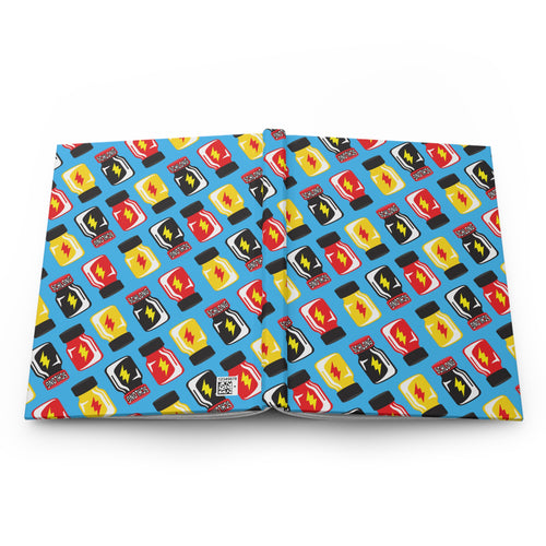 "VHS CLEANER" Lined Notebook - Blue - 5.75" X 8"