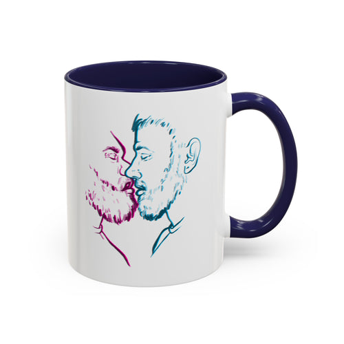 Kissing Roomates Coffee Mug — Queer LGBTQ