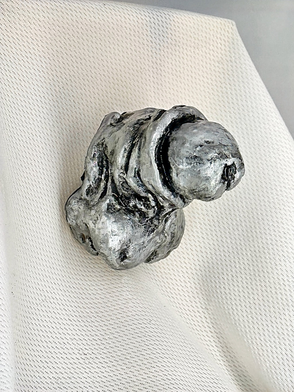 Handmade Silver Schlong - 4"